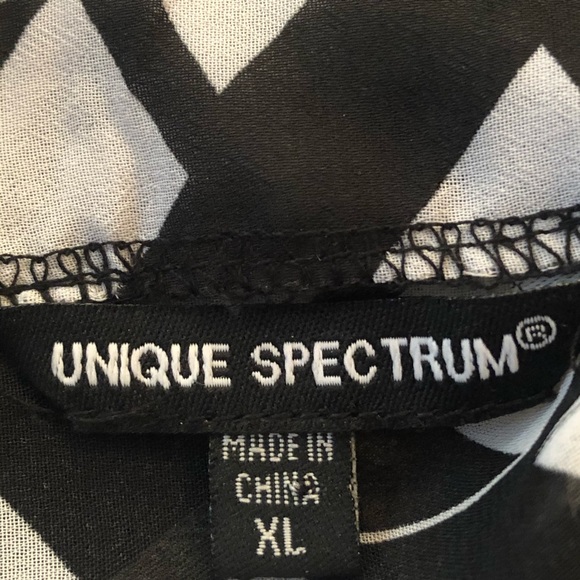 Unique Spectrum Geo Print Back Cutout Popover - Picture 7 of 8